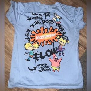 Nickelodeon Tee 🩵